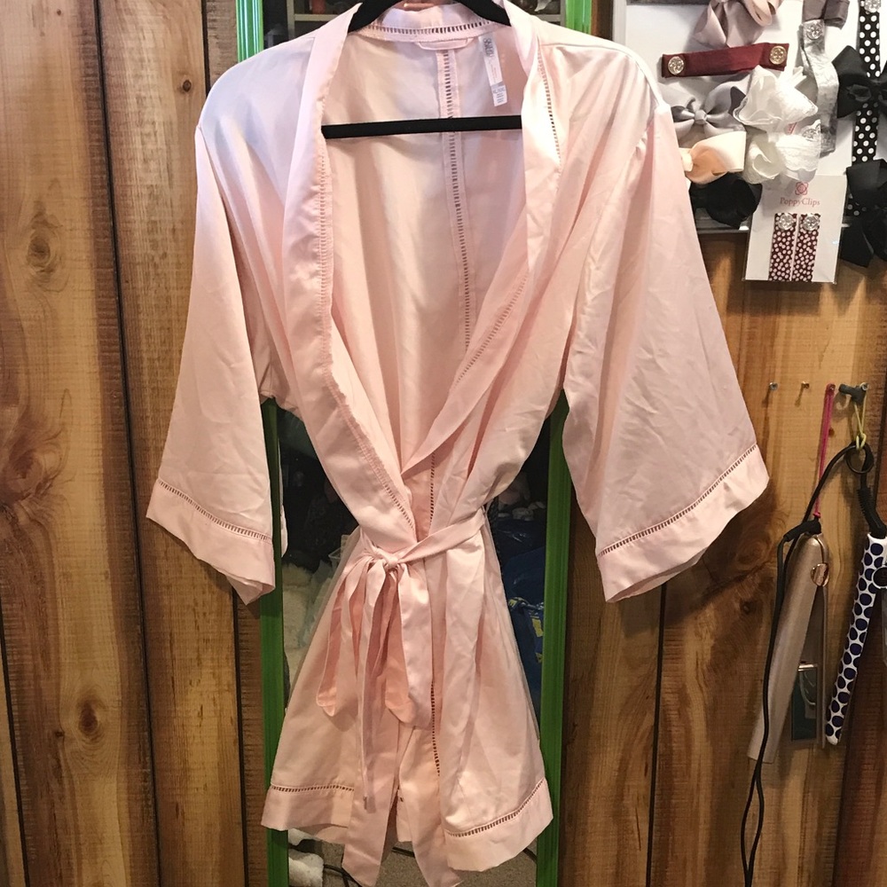 Baby pink robe